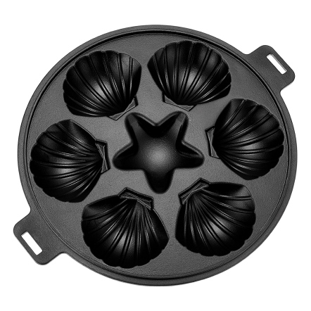 露營鍋蛋糕模-貝殼